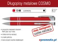 Długopisy metalowe COSMO z grawerem - kolor C-06 czerwony