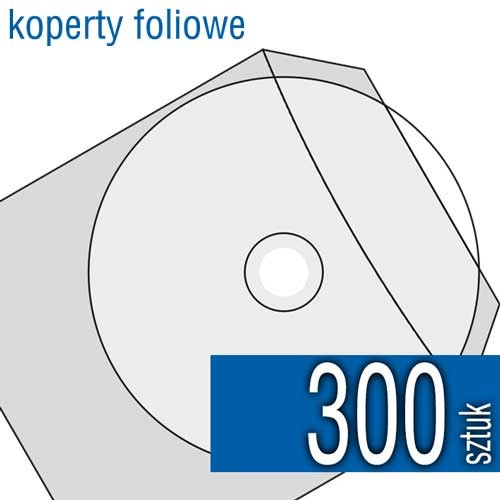 koperta foliowa do płyt CD, DVD, Blu-Ray (gruba folia)