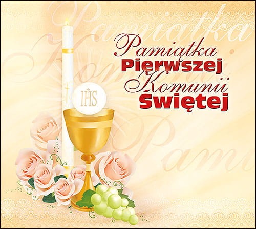 Opakowania okolicznościowe na pendrive i płyty - Digipack - Pierwsza Komunia Święta - PK 6009 D4P
