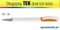 Długopisy TEK z nadrukiem cyfrowym UV FULL KOLOR - kolorystyka TEK 05