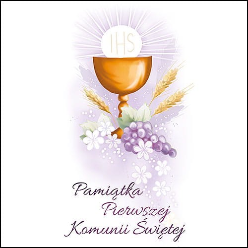 Opakowania okolicznościowe na płyty - Koperta kartonowa -- Pierwsza Komunia Święta - PK 6014 KK