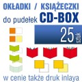 druk okładek i książeczek do pudełka standardowego CD-BOX - od 2 do 36 stron + inlay