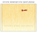 Płyty z kolędami w pudełku CD-BOX - inlay strona wewnętrzna (pod płytą) - wzór BK-102