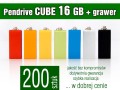 Pendrive CUBE 16 GB z grawerem - komplet 200 szt.