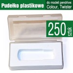Pudełko plastikowe do pendriva COLOUR / TWISTER - pakiet 250 szt.