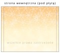 Płyty z kolędami w pudełku CD-BOX - inlay strona wewnętrzna (pod płytą) - wzór BK-396