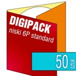 Digipack 6P (2 łamy) - pakiet 50 szt.