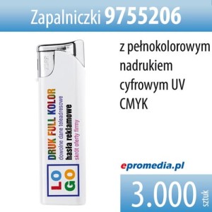 Zapalniczki 9755206 z nadrukiem - pakiet 3.000 szt.