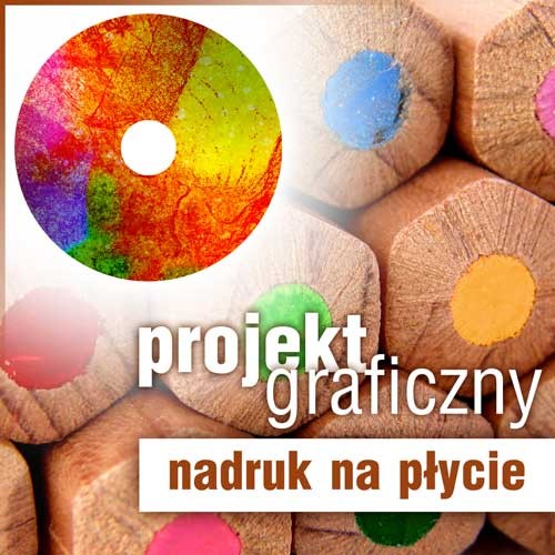 Projekt graficzny - nadruk na płycie