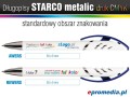 Długopisy STARCO METALIC z nadrukiem cyfrowym UV FULL KOLOR - pole zadruku
