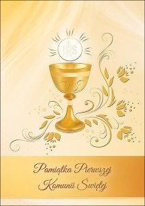Okładki do pudełka DVD - Pierwsza Komunia Święta - wzór PK-6002