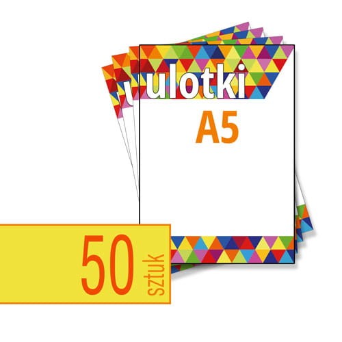 Ulotki A5 w atrakcyjnej niskiej cenie