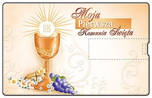 Pendrive okolicznościowy - Pierwsza Komunia Święta - PK 6012 PCC - awers