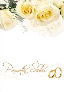 Okładki do pudełka DVD - Ślub, Wesele - wzór SL 7001
