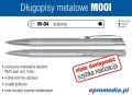 Długopisy metalowe MOOI z grawerem laserowym - kolor M-04 srebrny