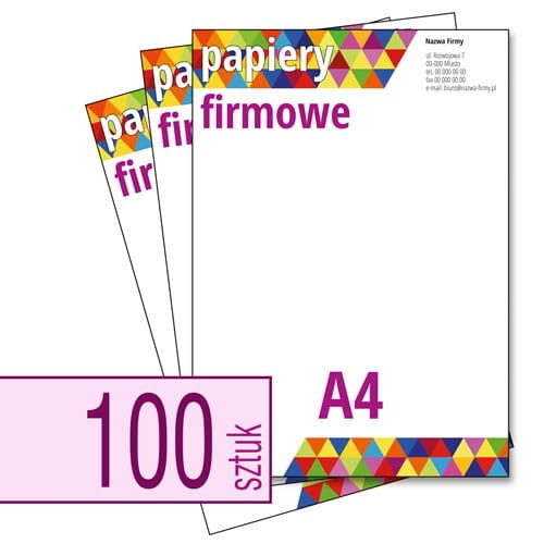Papiery firmowe A4 - w atrakcyjnej niskiej cenie