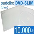 pudełko plastikowe DVD-SLIM - do płyt CD, DVD