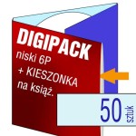 Digipack 6P (z KIESZONKĄ) - pakiet 50 szt.