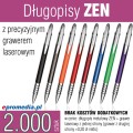 Długopisy metalowe ZEN z grawerem - komplet 2.000 szt.