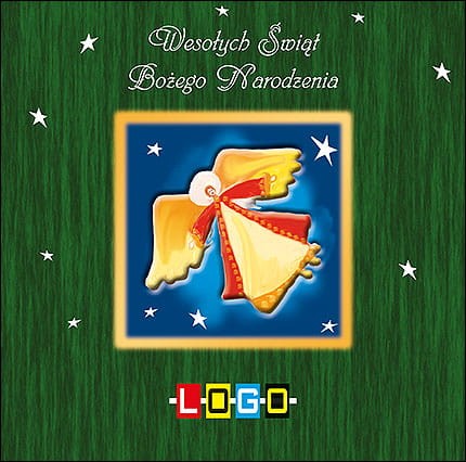 Płyty z kolędami w pudełku CD-BOX - okładka - wzór BK-387