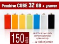 Pendrive CUBE 32 GB z grawerem - komplet 150 szt.