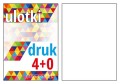 druk 4+0 - zadruk jednostronny