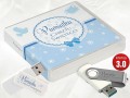 Pamiątka Chrztu Świętego - USB BOX z pendrive, wzór CH5010