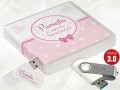 Pamiątka Chrztu Świętego - USB BOX z pendrive, wzór CH5011