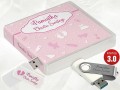 Pamiątka Chrztu Świętego - USB BOX z pendrive, wzór CH5016