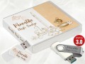 Pamiątka Chrztu Świętego - USB BOX z pendrive, wzór CH5019