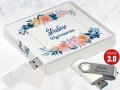 Pamiątka Ślubu / Wesela - USB BOX z pendrive, wzór SL7029