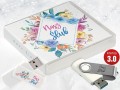 Pamiątka Ślubu / Wesela - USB BOX z pendrive, wzór SL7033