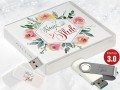 Pamiątka Ślubu / Wesela - USB BOX z pendrive, wzór SL7038