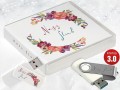 Pamiątka Ślubu / Wesela - USB BOX z pendrive, wzór SL7042