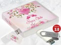 Pamiątka Ślubu / Wesela - USB BOX z pendrive, wzór SL7049
