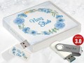 Pamiątka Ślubu / Wesela - USB BOX z pendrive, wzór SL7058