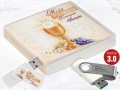 Pamiątka Pierwszej Komunii Świętej - USB BOX z pendrive, wzór PK6012