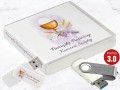 Pamiątka Pierwszej Komunii Świętej - USB BOX z pendrive, wzór PK6014