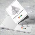 Projekt świąteczny BN1-050, wizualizacja kartki z logo