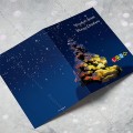 Projekt świąteczny BN1-162, wizualizacja kartki świątecznej
