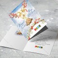 Projekt świąteczny BN1-204, wizualizacja kartki z logo