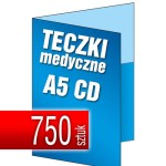 Teczki medyczne A5 CD -  pakiet 750 szt.