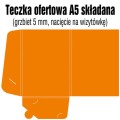 teczki ofertowe A5 składane z grzbietem