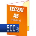 teczki ofertowe A5 składane z grzbietem - pakiet 500 szt