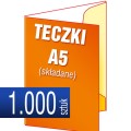 teczki ofertowe A5 składane z grzbietem - pakiet 1.000 szt