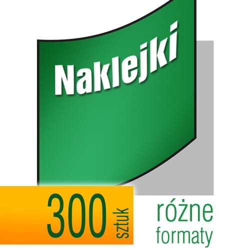 Naklejki, wlepki - pakiet 300 szt