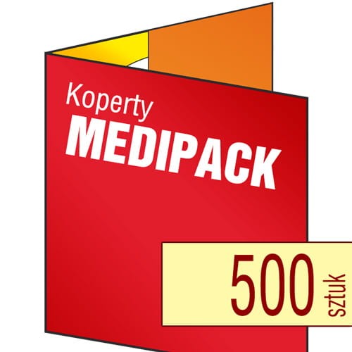 Koperty MEDIPACK - zalecane dla placówek medycznych - druk pełnokolorowy - 500 szt.