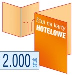 Etui na karty hotelowe - pakiet 2.000 szt.
