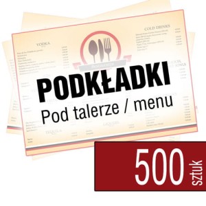Podkładki pod talerze A3 - pakiet 500 szt.