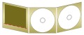 Digipacki niskie 6P - dwułamowe, na 2 płyty + NACIĘCIE na książeczkę